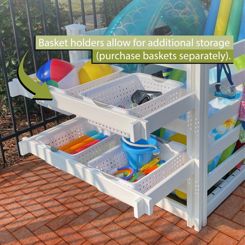 Zippity Outdoor Products Poolside Storage Organizer & Reviews Wayfair